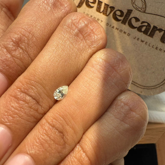 Moissanite 0.82 CT Pear Loose Diamond