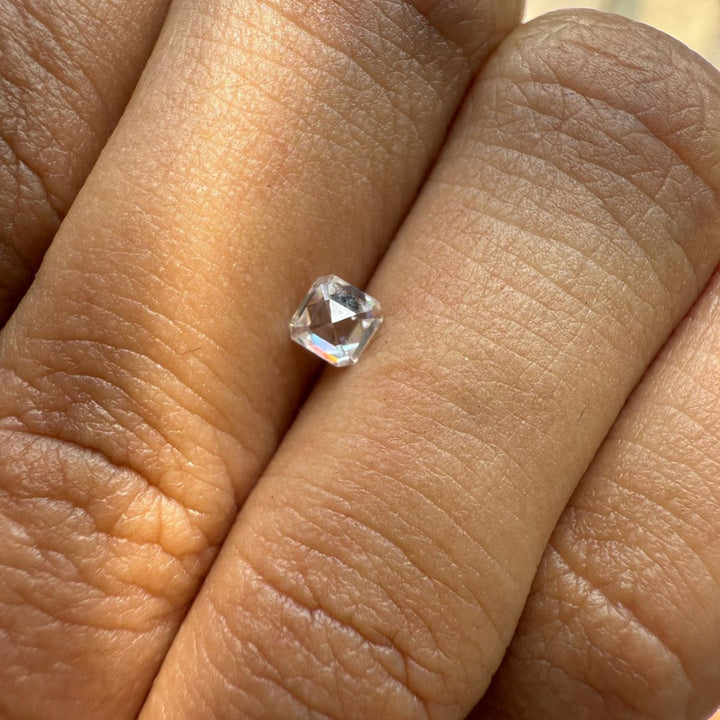 Moissanite 0.67 CT Asscher Loose Diamond