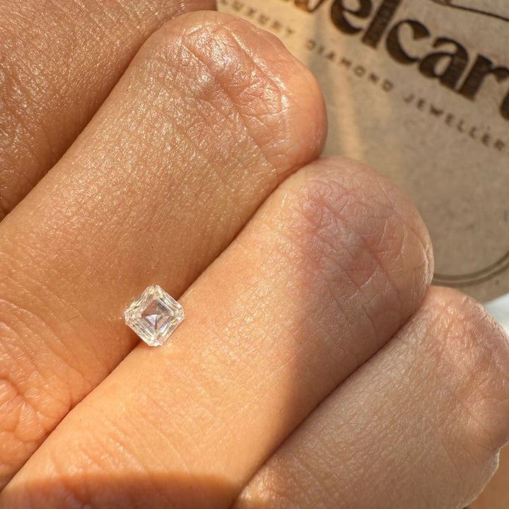 Moissanite 0.67 CT Asscher Loose Diamond