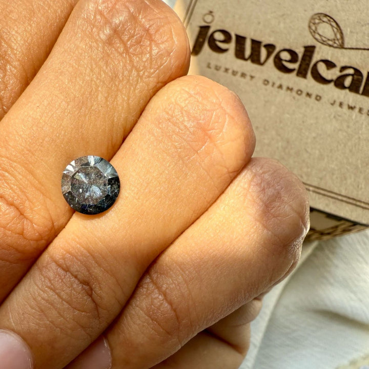 Moissanite 1.96 CT Round Loose Diamond