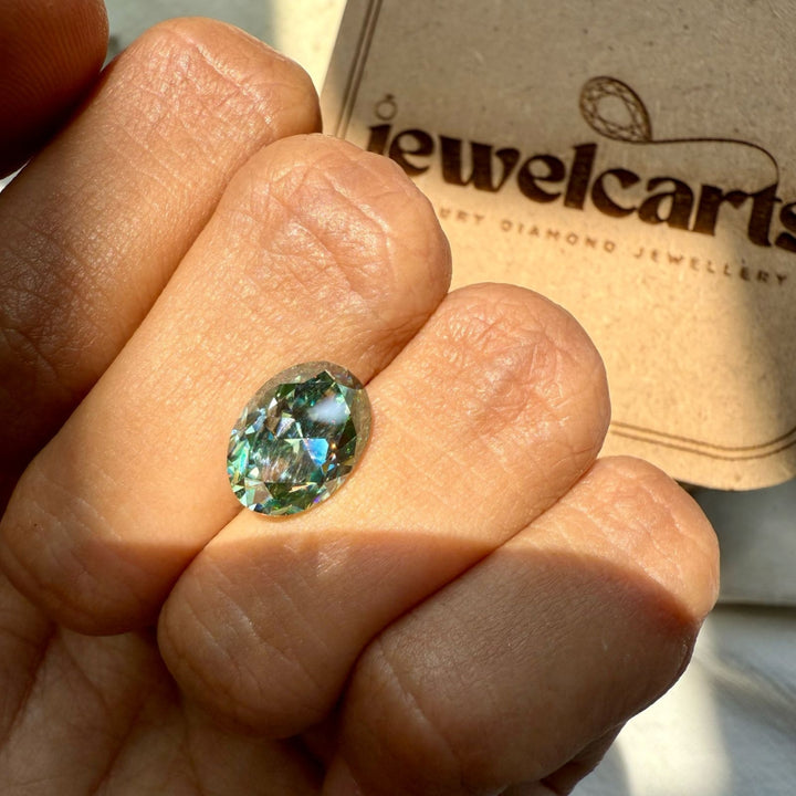 Moissanite 2.81 CT Oval Loose Diamond