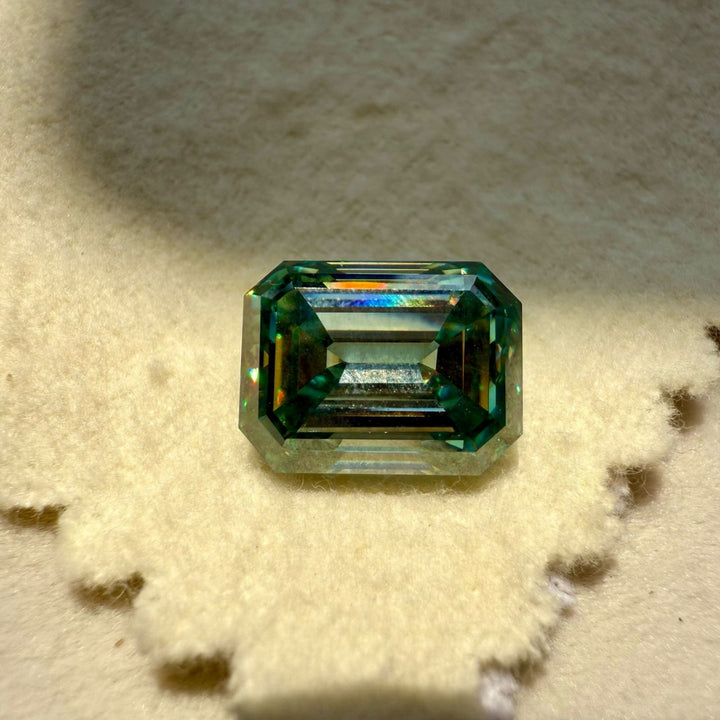 Moissanite 4.62 CT Emerald Loose Diamond