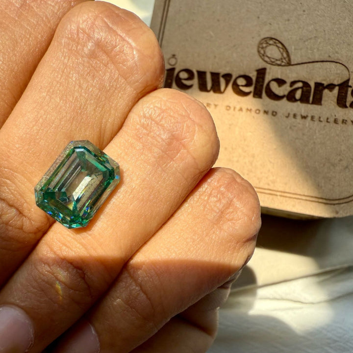 Moissanite 4.62 CT Emerald Loose Diamond