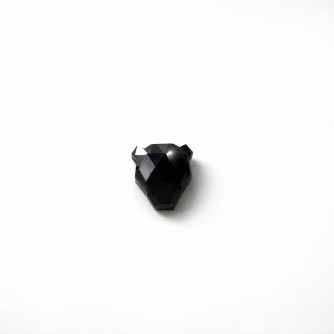 Bold Fancy Cut Lion Cut Black Moissanite Loose Stone