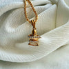 Dainty 14KT Yellow Gold Shivling Pendant