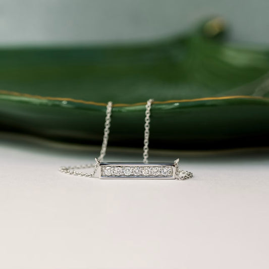 Appropriate Round Cut Diamond Necklace