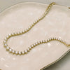 Blaze Round Cut Diamond Necklace