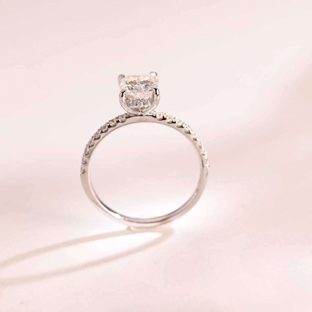 Grandiose Cushion Cut Diamond Engagement Ring