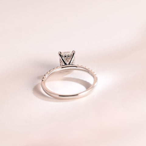 Grandiose Cushion Cut Diamond Engagement Ring