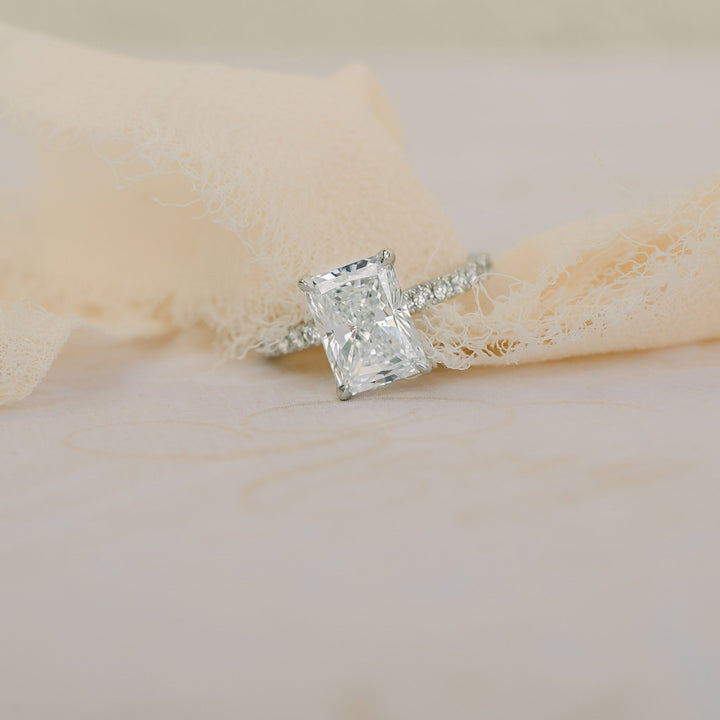 Moissanite 4.70 CT Radiant Cut Diamond Boho & Hippie Anniversary Ring