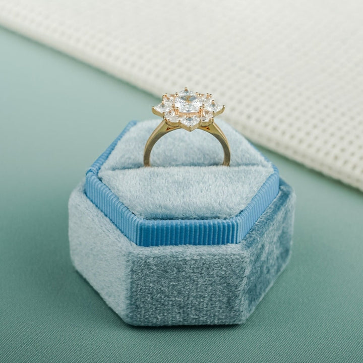 Handpicked Cushion Cut Diamond Wedding Ring