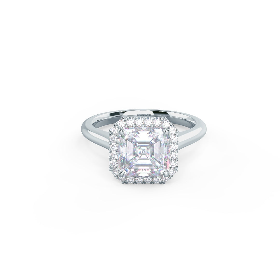 Lab Grown 1.77 CT Asscher Cut Diamond Mid-Century Anniversary Ring