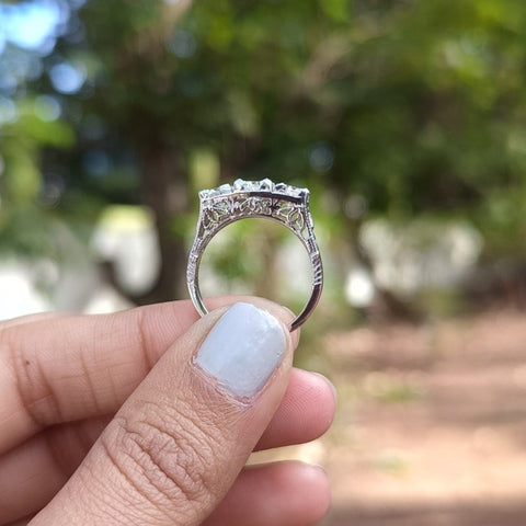 Onliest Round Cut Diamond Engagement Ring