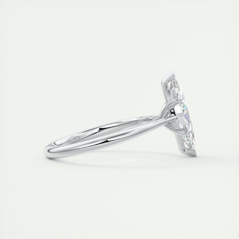 Lab Grown 1.65 CT Marquise Cut Diamond Edwardian Anniversary Ring