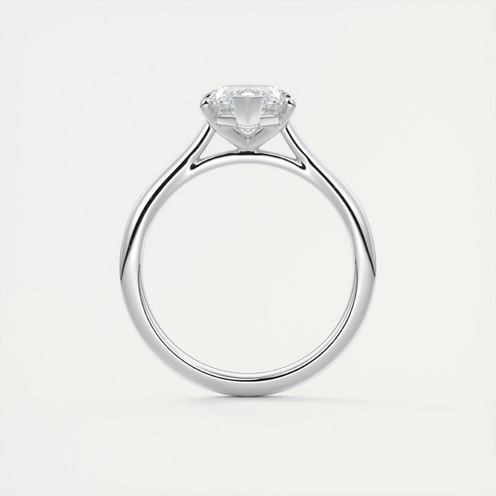 Lab Grown 1.65 CT Marquise Cut Diamond Edwardian Anniversary Ring