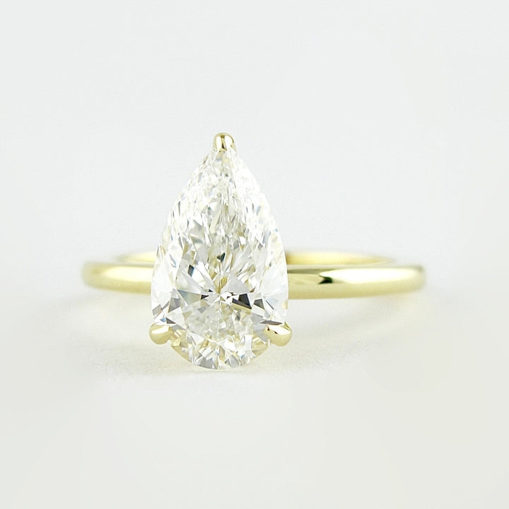 Lab Grown 2.00 CT Pear Cut Diamond Celtic Anniversary Ring