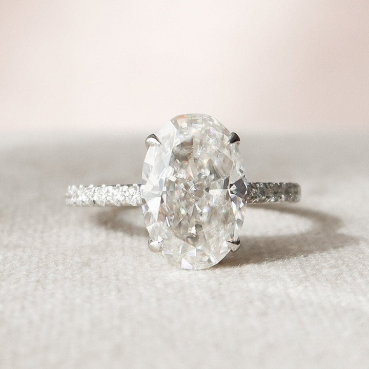 Oval Cut Diamond Handmade Ring A Signature Piece for the Elegant Woman