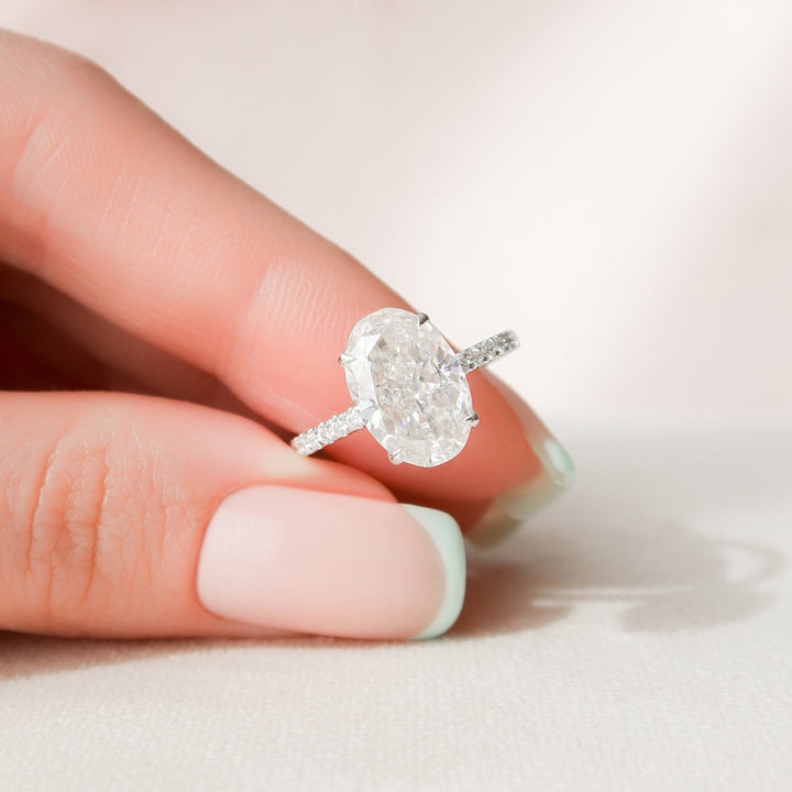 Oval Cut Diamond Handmade Ring A Signature Piece for the Elegant Woman