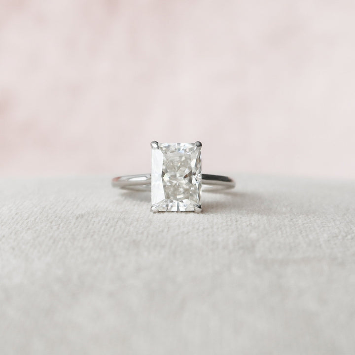 Beautiful Solitaire Radiant Cut Diamond With A Timeless Design