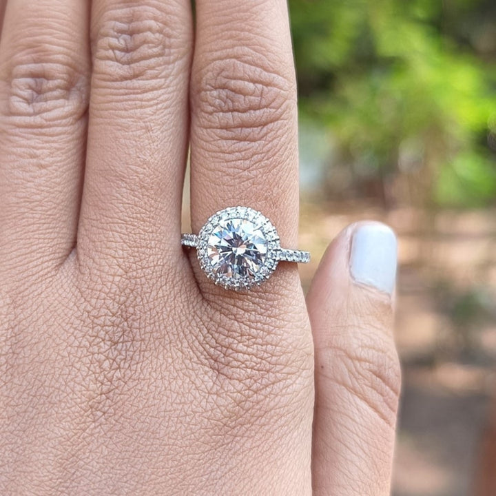 Iconic Round Cut Diamond Engagement Ring