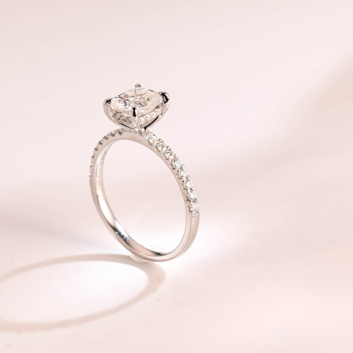 Grandiose Cushion Cut Diamond Engagement Ring