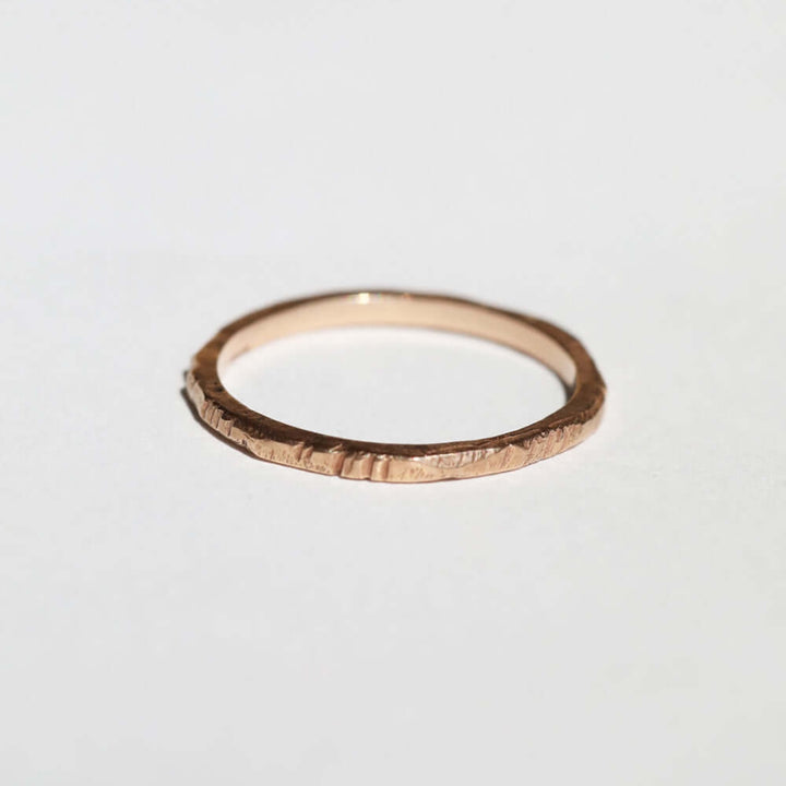 Perfectly 14KT Rose Gold Handmade Band