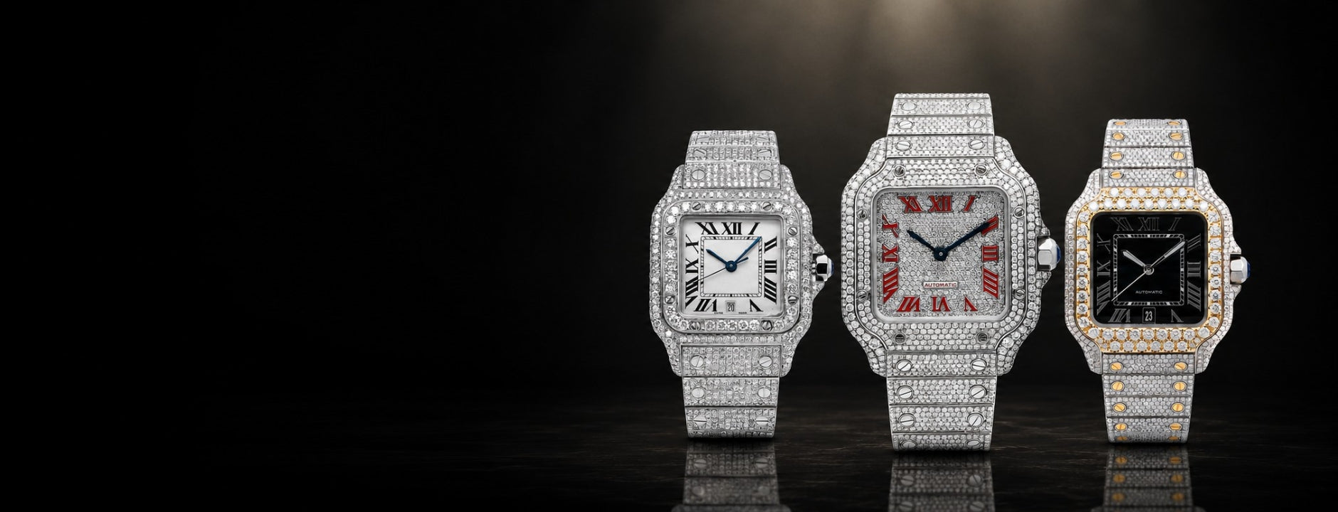 Cartier Moissanite Watches