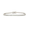 Lab Grown 7.15 CT Round Diamond Art Deco Bracelet