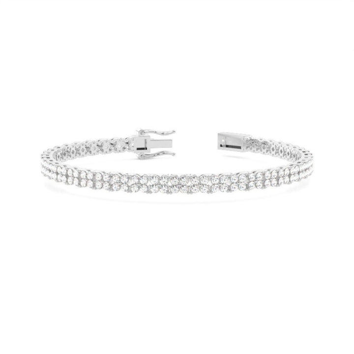 Round Bracelet 5.20 CT Lab Grown Diamond Perfect for Occasion