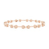 Unique Brilliance Round Cut 3.42 CT Lab Diamond Bracelet