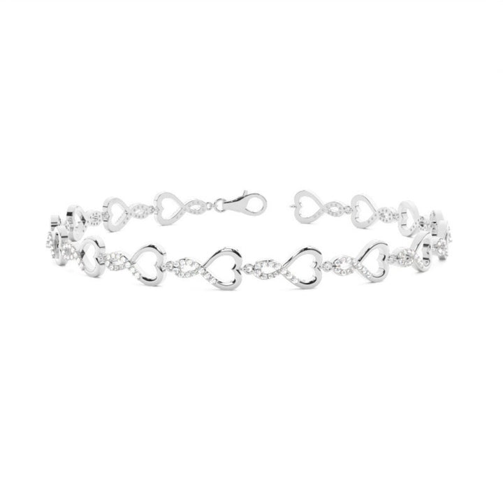 3.95 CT Round Cut Lab Grown Diamond Bracelet An Icon of Luxury