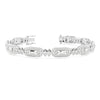 5.20 CT Lab Grown Round & Baguette Cut Bracelet Design