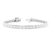 Lab Grown Diamond 4.55 CT Princess Bracelet With Fine Jewelry