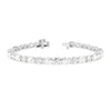 6.30 CT Marquise & Round Cut Lab Grown Diamond Bracelet Sparkle