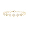 4.22 CT Round Cut Lab Grown Diamond Bracelet for Timeless Shine