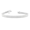 Elegant Princess Cut Lab Grown Diamond 7.50 CT Bracelet Shine
