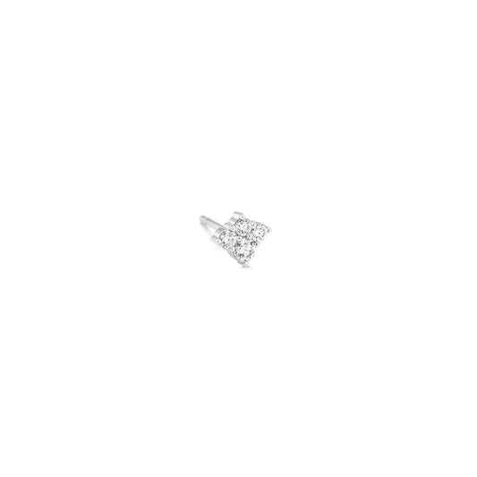 Lab Grown 2.45 CT Round Cut Diamond Fashion Earring