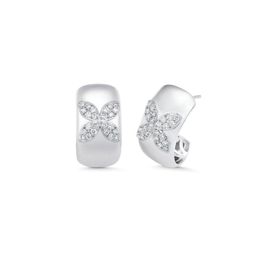 Lab Grown 3.70 CT Round Cut Diamond Fashion Earring