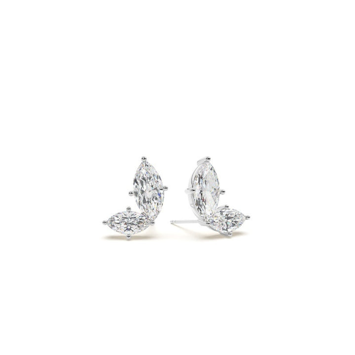 Marquise Cut 2.40 CT Lab Grown Fashion Earrings Gift for Wife