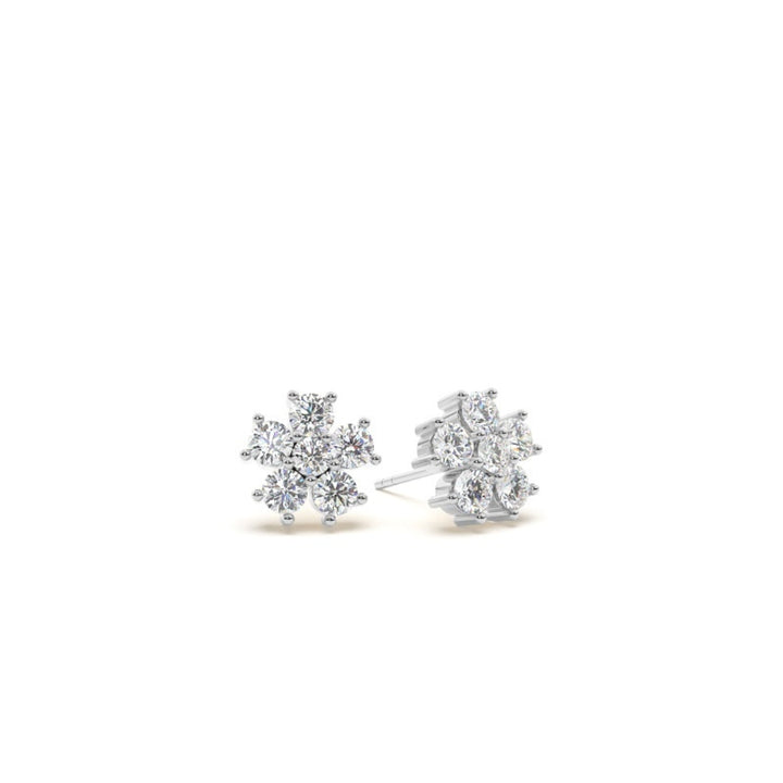 4.00 CT Round Lab Grown Diamond Fashion Earrings