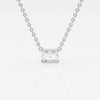 Lab Grown 2.00 CT Radiant Cut Diamond Brutalist Necklace