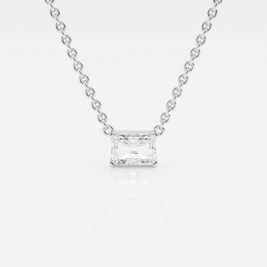 Lab Grown 2.00 CT Radiant Cut Diamond Brutalist Necklace