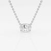 Lab Grown 2.25 CT Oval Cut Diamond Edwardian Necklace