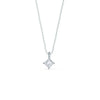 Jewelry Fit for a Queen 1.00 CT Princess Cut Lab Grown Diamond Necklace
