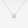 Lab Grown 1.52 CT Asscher Cut Diamond Mid-Century Necklace