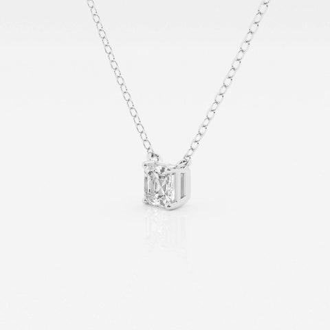 Lab Grown 1.52 CT Asscher Cut Diamond Mid-Century Necklace