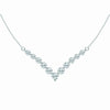 Lab Grown 1.39 CT Round Cut Diamond Edwardian Necklace