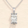 Lab Grown 1.27 CT Marquise Cut Diamond Art Deco Necklace