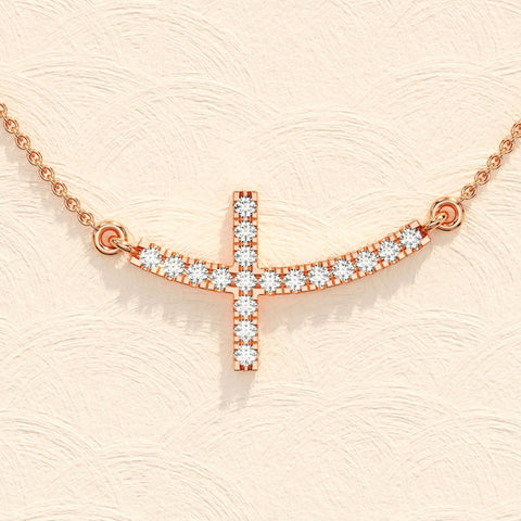 Lab Grown 2.00 CT Round Cut Diamond Victorian Necklace