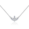 Lab Grown 1.06 CT Marquise Cut Diamond Edwardian Necklace